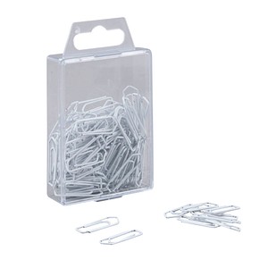 Image 100 Gowi Büroklammern weiß Metall