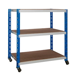 Image SZ Metall Rollregal 26092-R lichtgrau 100,0 x 60,0 x 90,0 cm