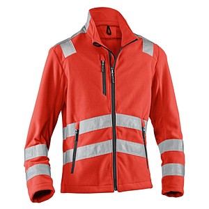 Image KÜBLER® unisex Warnjacke REFLECTIQ rot Größe S