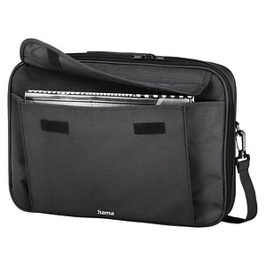 Image hama Laptoptasche Montego Kunstfaser schwarz 00216441 bis 44,0 cm (17,3 Zoll)