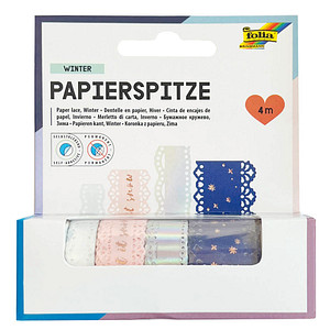 Image folia Papierspitze WINTER, selbstklebend