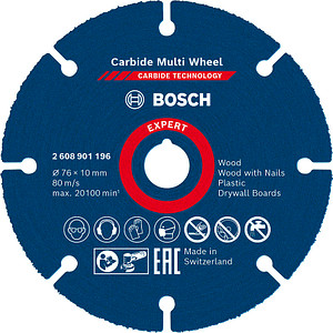 Image BOSCH Trennscheibe EXPERT Carbide Multiwheel