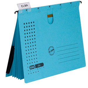 Image 5 ELBA Personalhefter chic ULTIMATE Karton blau 5 x kaufmännische Heftung