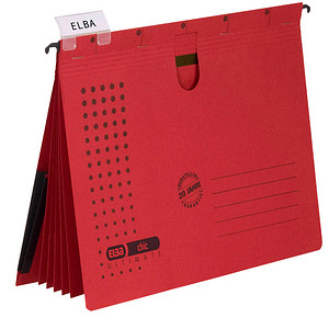 Image 5 ELBA Personalhefter chic ULTIMATE Karton rot 5 x kaufmännische Heftung
