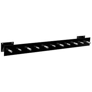 Image SZ Metall Wandgarderobe 50125 schwarz Metall 11 Haken 100,0 x 9,0 cm