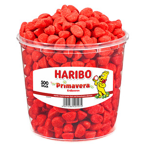 Image HARIBO Primavera Erdbeeren Schaumzucker 500 St.