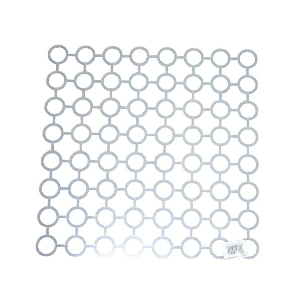 Image Spülbeckenmatte, Polyethylen 32,5 x 32,5 cm | weiß 