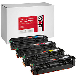 Image 4 dots schwarz, cyan, magenta, gelb Toner ersetzen SAMSUNG CLT-P504C (SU400A)