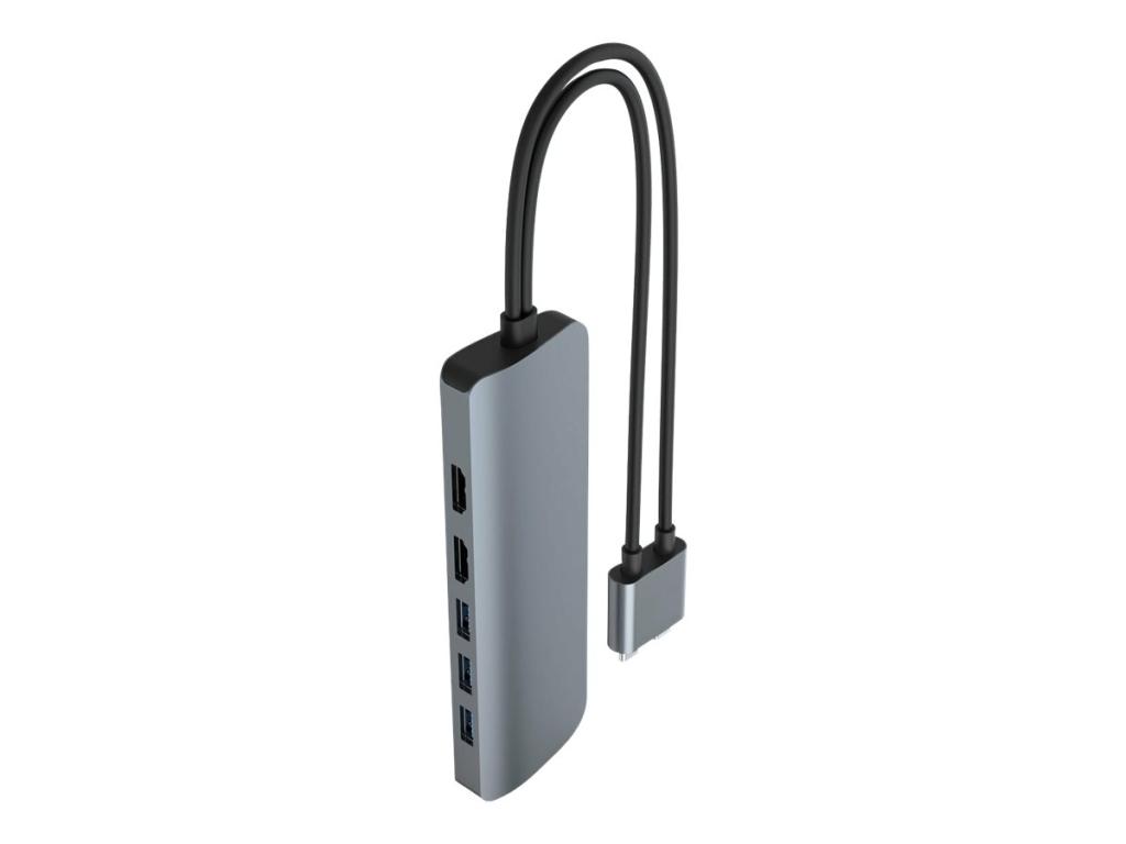Image HYPER HyperDrive VIPER 10-in-2 USB-C Hub - Dockingstation ( HD392-GRAY )