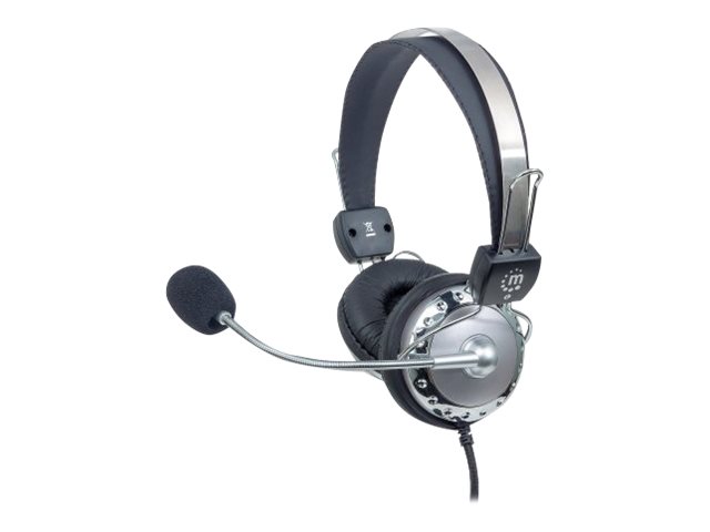 Image MANHATTAN Sound Headset MANHATTAN SLIM LINE [gy/bk]