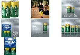 Image VARTA Akku RECHARGE Power C HR14 3000mAh NEU  2St.