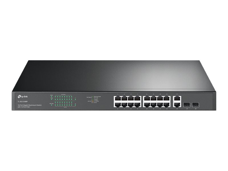 Image TP-LINK 18-Port Gigabit Rackmount  Switch with 16-Port PoE+