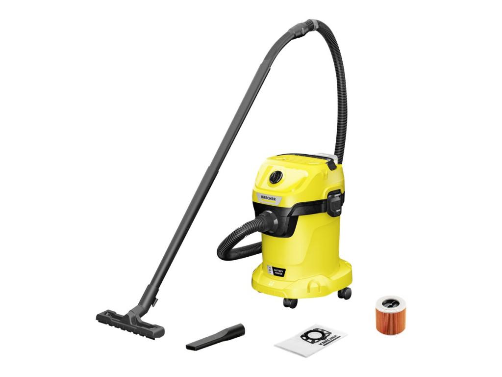 Image KÄRCHER WD 3-18 1.628-550.0 Nass-/Trockensauger 225 W 17 l ohne Akku (1.628-550