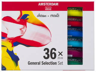 Image ROYAL TALENS Acrylfarbe AMSTERDAM General Selection, 36x20ml
