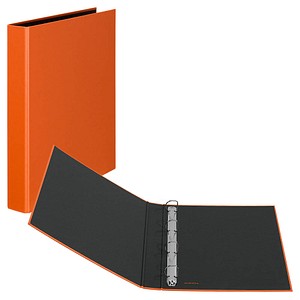 Image VELOFLEX Basic Ringbuch 4-Ringe orange 3,5 cm DIN A4