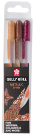 Image SAKURA Gel-Tintenroller Gelly Roll Metallic "Nature