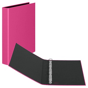 Image VELOFLEX Basic Ringbuch 4-Ringe pink 3,5 cm DIN A4