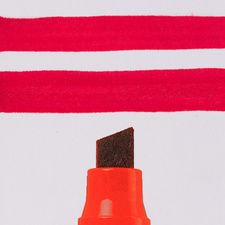 Image SAKURA Permanent-Marker Pen-touch Extra Breit, rot
