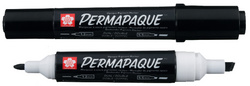 Image SAKURA Permanent-Marker Permapaque, 2 Spitzen, schwarz