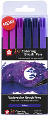 Image SAKURA Pinselstift Koi Coloring Brush Pen "Galaxy", 6 Farben