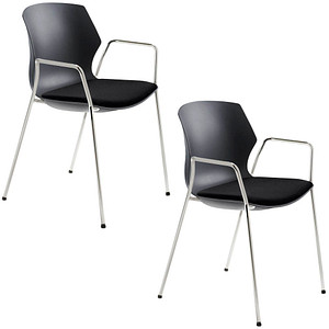 Image 2 Mayer Schalenstühle myPRIMO 2511 01 01 A 26 397 schwarz Stoff