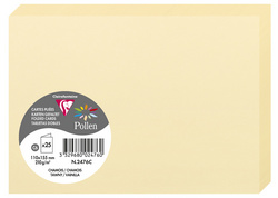Image Pollen by Clairefontaine Doppelkarte C6, chamois