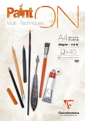 Image Clairefontaine Zeichenpapierblock "Paint'ON", DIN A3