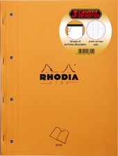 Image RHODIA Arbeitsblock, DIN A4, kariert, 3er Pack