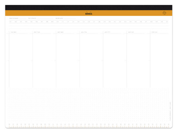 Image RHODIA Papier-Schreibunterlage RHODIATIME, DIN A4+