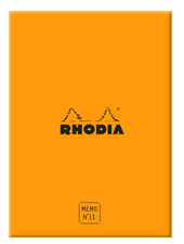 Image RHODIA Memoblock No. 11, 85 x 115 mm, liniert, orange