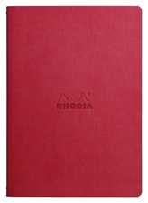 Image RHODIA Notizheft RHODIARAMA, DIN A5, liniert, mohnrot