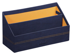 Image RHODIA Briefhalter, aus Kunstleder, nachtblau