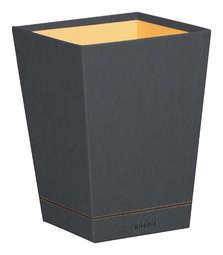 Image RHODIA Papierkorb, aus Kunstleder, titan