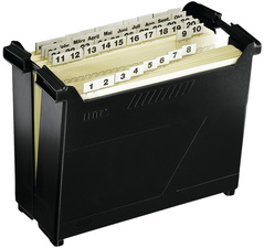 Image LEITZ Hängeregistratur-Box Termin-Set, schwarz