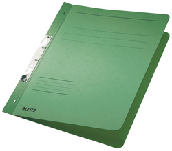 Image LEITZ Schlitzhefter, DIN A4, Manilakarton, grün 250 g-qm, Fassungsvermögen: 170