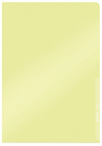 Image LEITZ Sichthülle Premium, A4, PVC, gelb, 0,15 mm oben und seitlich offen, dokum