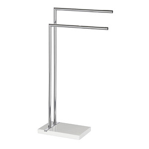 Image WENKO Handtuchständer Noble White silber