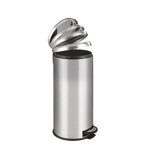 Image WENKO Leman Mülleimer 30,0 l silber