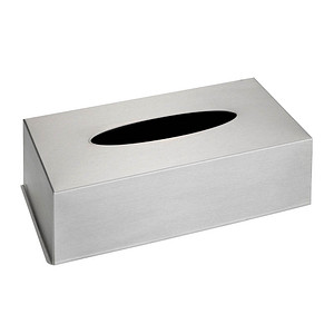 Image WENKO Taschentuchbox 16874100 silber Edelstahl