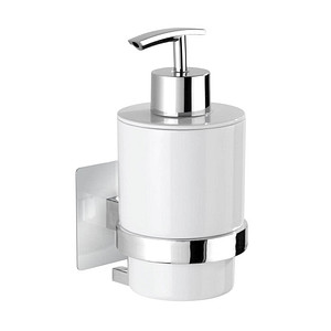 Image WENKO Seifenspender Quadro 23848100 weiß Kunststoff 250,0 ml