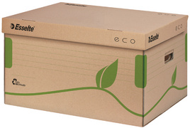 Image Esselte Archiv-Klappdeckelbox ECO, braun, für Format DIN A4+