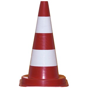 Image Pylon rot, weiß 50,0 cm