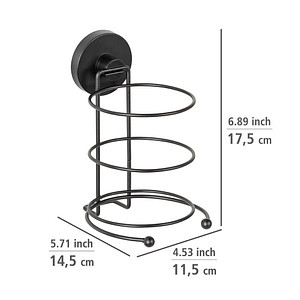 Image WENKO Haartrocknerhalter Milazzo schwarz