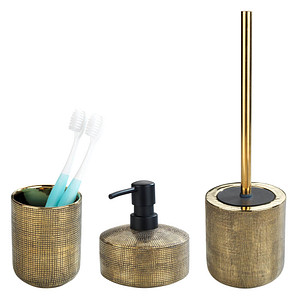 Image WENKO Badaccessoires-Set Rivara gold