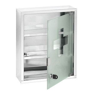 Image WENKO Medizinschrank ohne Norm silber