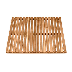 Image WENKO Badematte Acacia braun 55,0 x 55,0 cm