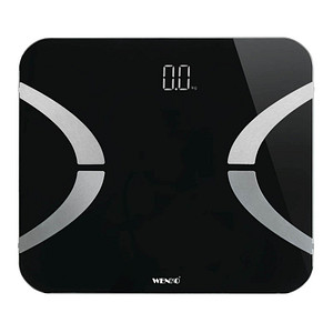 Image WENKO Körperanalysewaage schwarz 180 kg