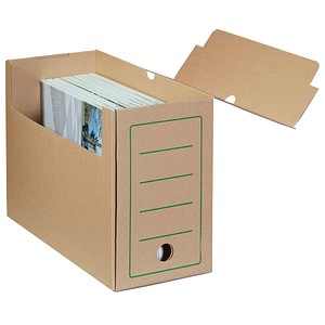 Image 10 Cartonia Archivboxen braun 15,0 x 34,0 x 25,2 cm