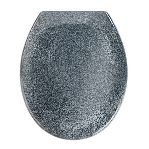 Image WENKO WC-Sitz mit Absenkautomatik Ottana grau, granit