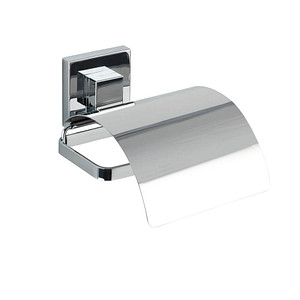 Image WENKO Toilettenpapierhalter Cover Quadro silber